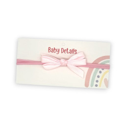 Big Bow Headband - Light Pink